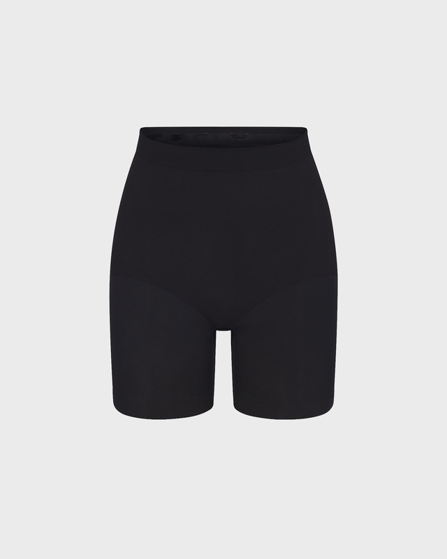 Shorts Seamless Sculpt Mid Thigh Onyx