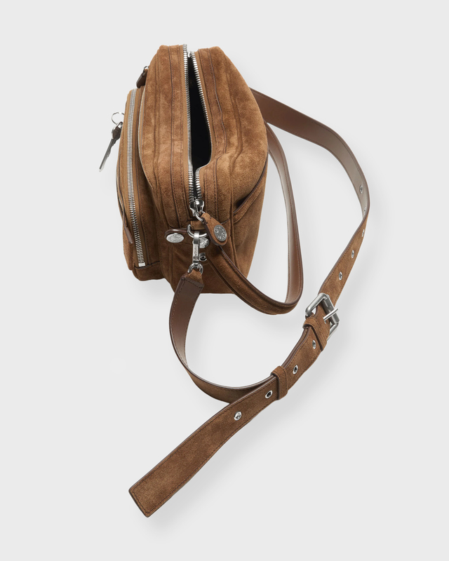 Väska Camero Party Suede Cognac