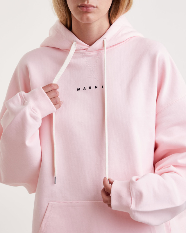 Marni Sweatshirt Hoodie Logo Rosa IT 42 (EUR 36)