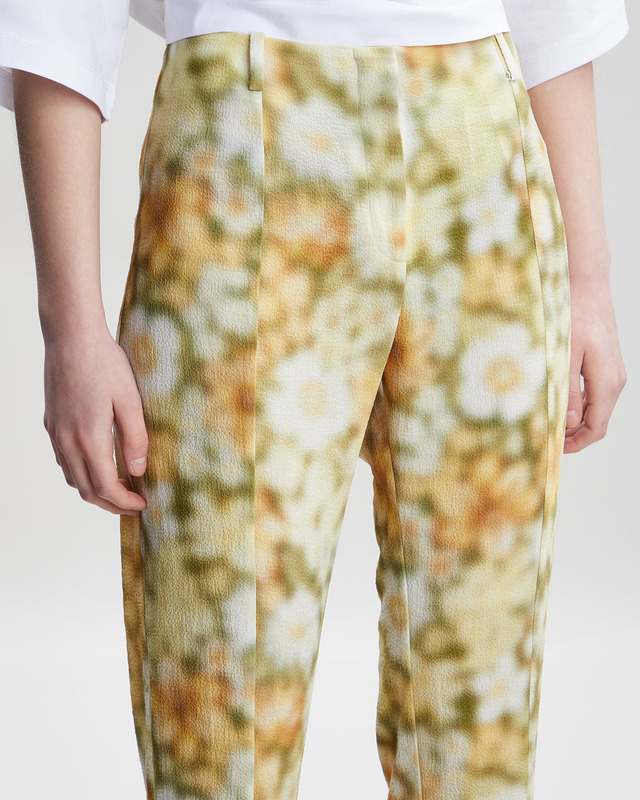 Acne Studios Trousers Bootcut Fluid Print  Grön 34