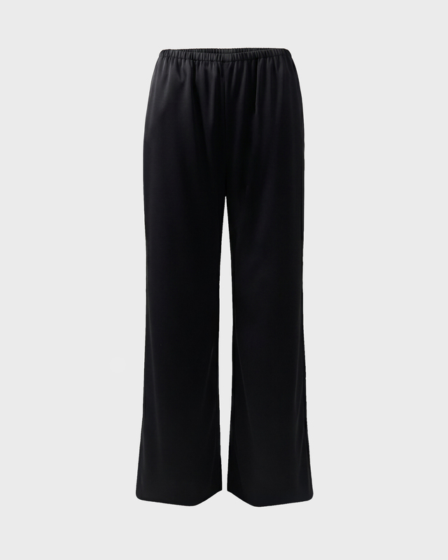Bukser Adeline Satin Black