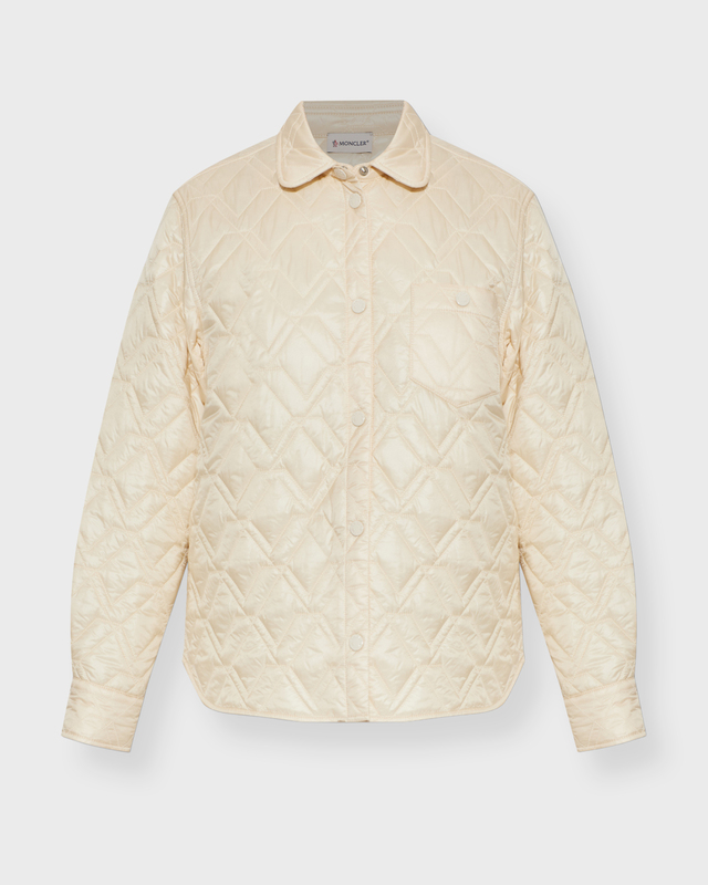 Jacket Quilted Shirt White