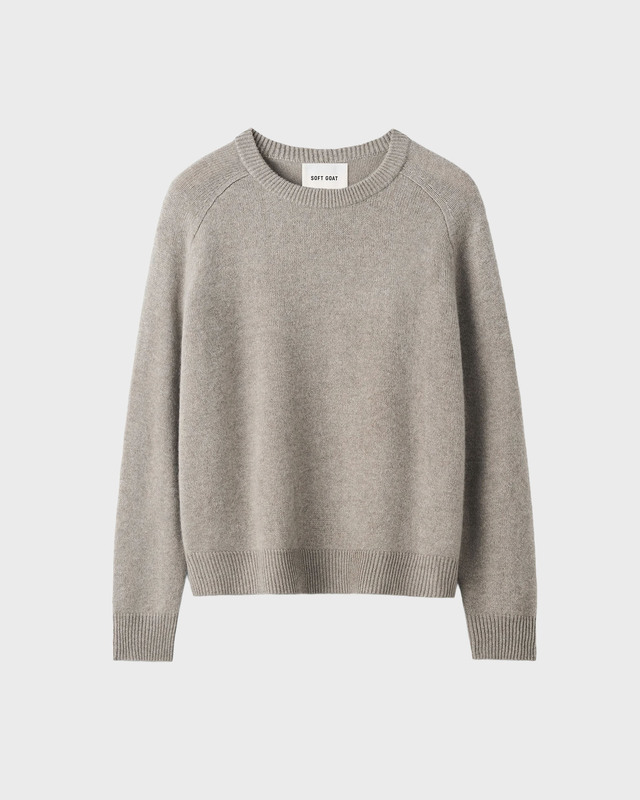 Genser Boyfriend Crewneck Greige