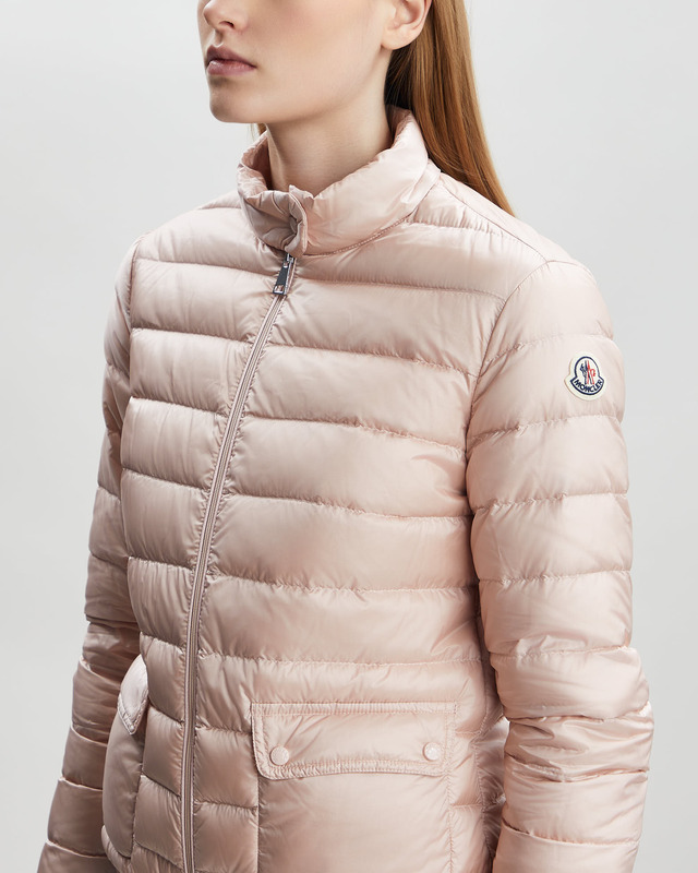 Moncler Jacka Lans Giubbotto Down Jacket Ljusrosa MONCLER 0 (XS)