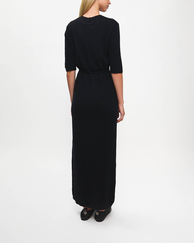 LISA YANG Dress Tilde Cashmere Black 2 (M-L)