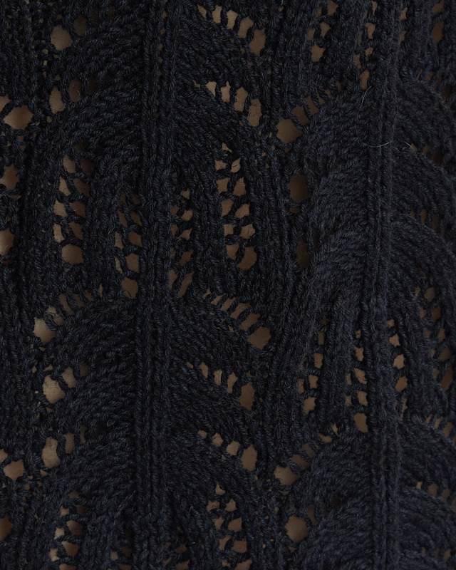 The Garment Vest Egypt Crochet Black UK 10 (EUR 38)
