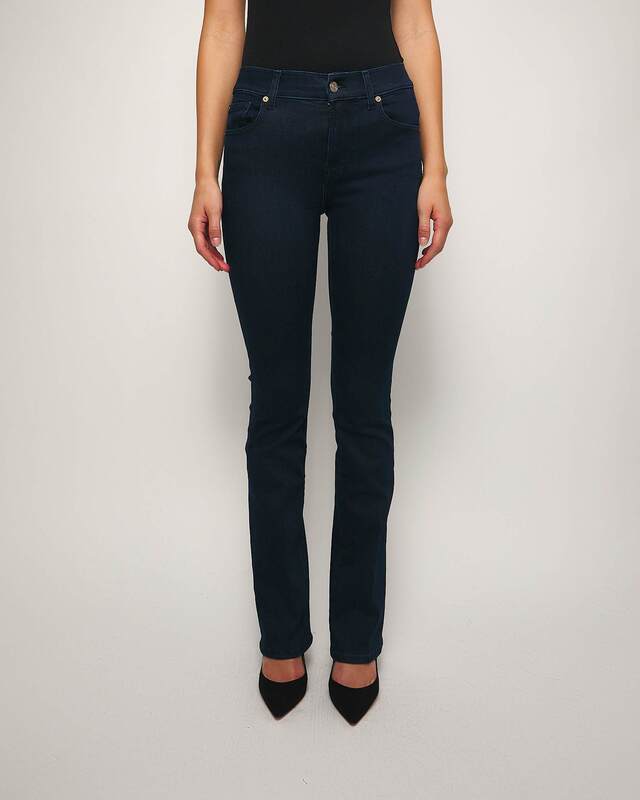 7 For All Mankind Jeans Bootcut Slim Illusion Star Dust Mörkblå  26