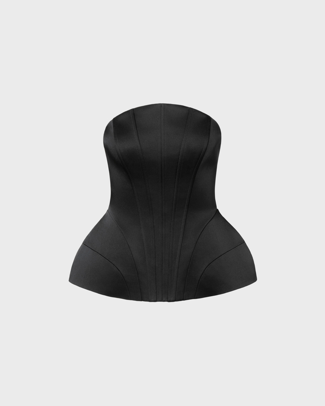 Topp Bellina Sculpted Corset Black