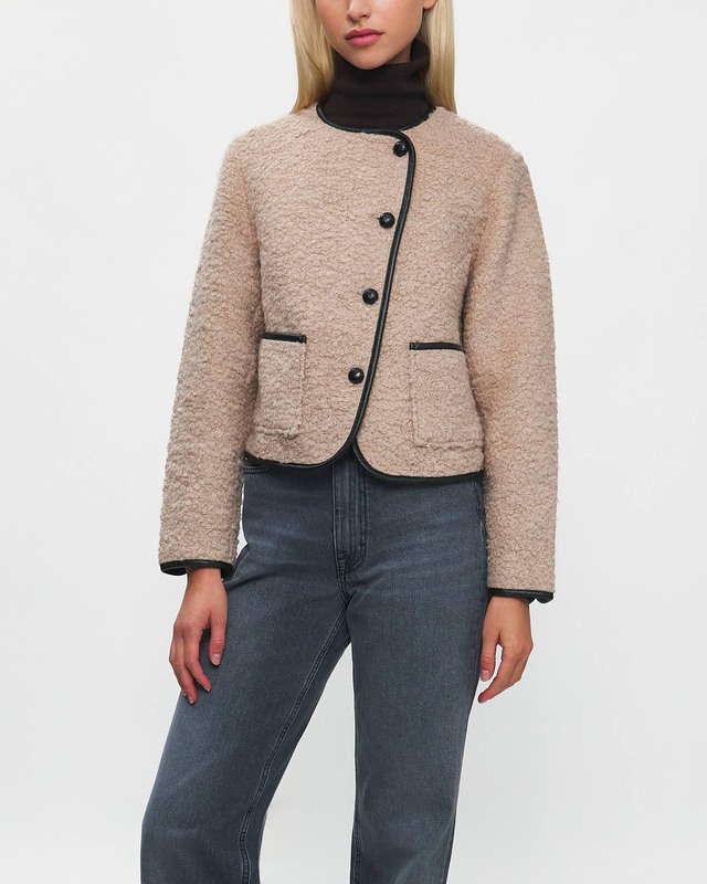 Malina Jacket Nylah Wool Blend Beige S