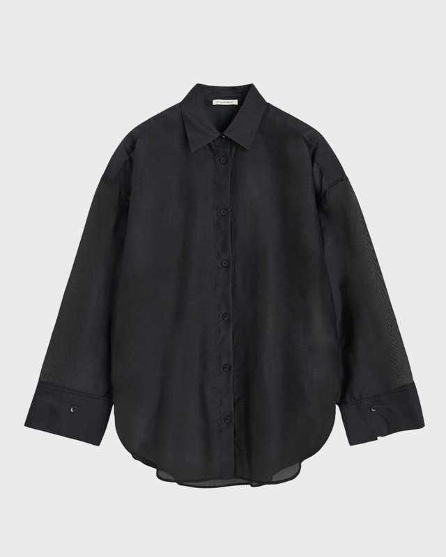 Skjorte Derris Soft Organza Black