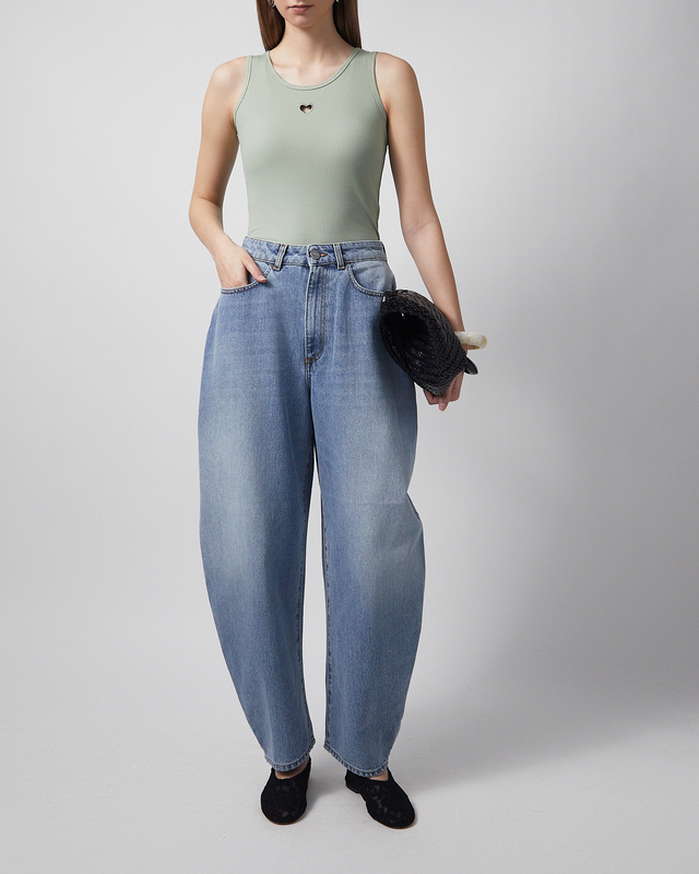 Topp Heart Tank Mintgrön