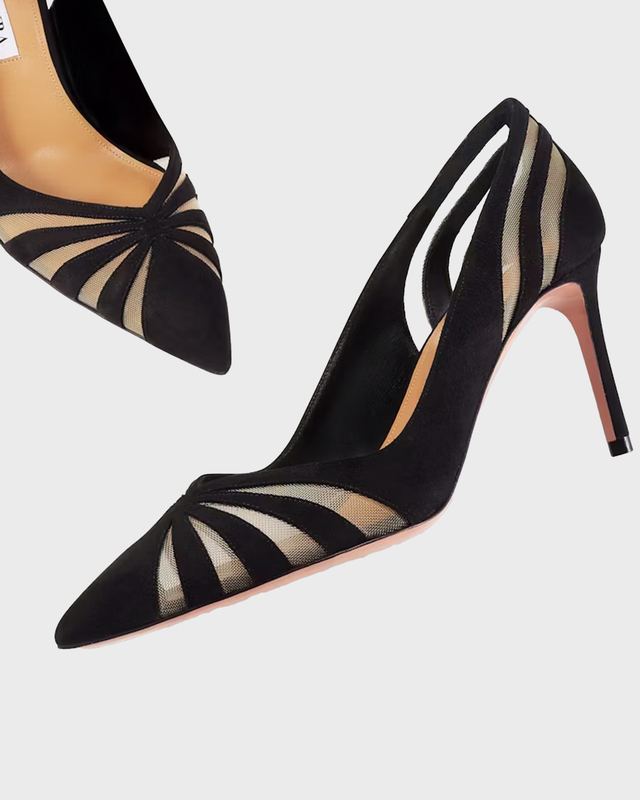 Aquazzura Heels The Spy Pump 75 Black EUR 39