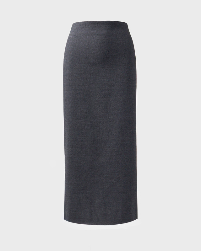 Skjørt Wool Pencil Grey