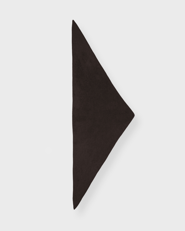 Scarf Bandana Wood Brushed Cashmere Wood