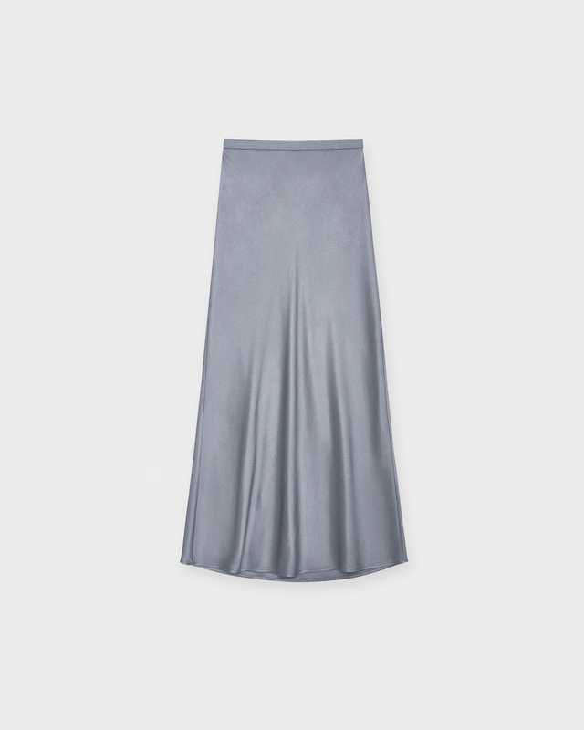 Anine Bing Skirt Bar Silk Grå S