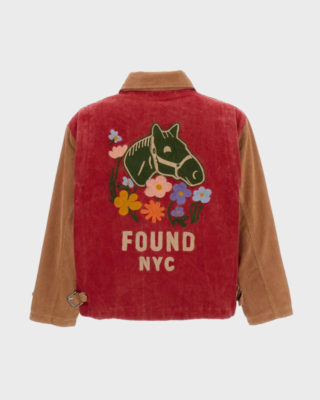 Jacket Canvas Corduroy Field Unisex Red/brown