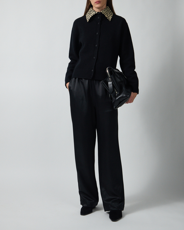 Byxor Relaxed Fit Satin Black
