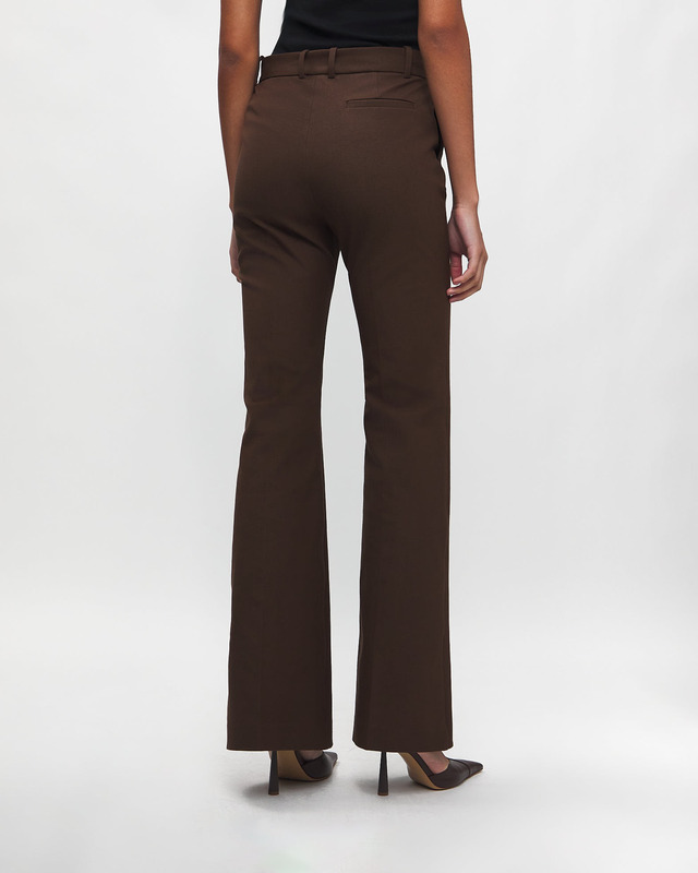 JOSEPH Trousers Gabardine Stretch Tafira Brun 36