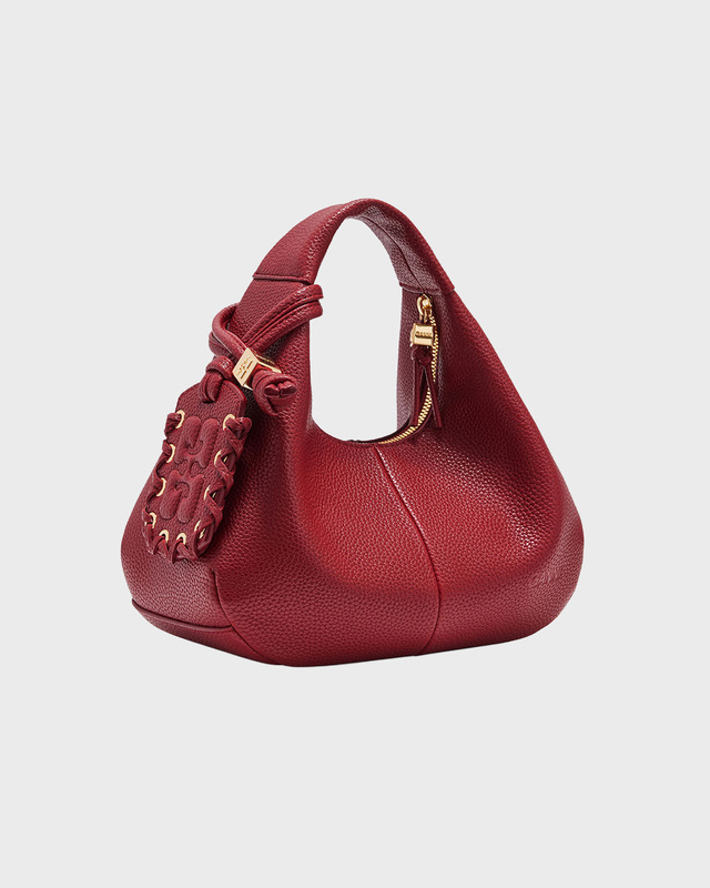 Bag Hobo Mini Grained Brun