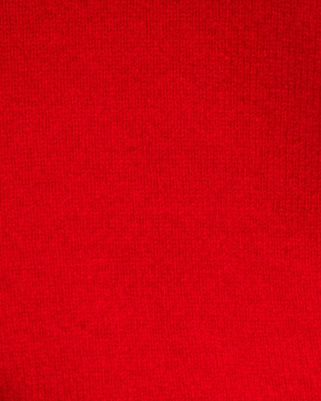 Wakakuu Icons Top London Wool Cashmere Red S