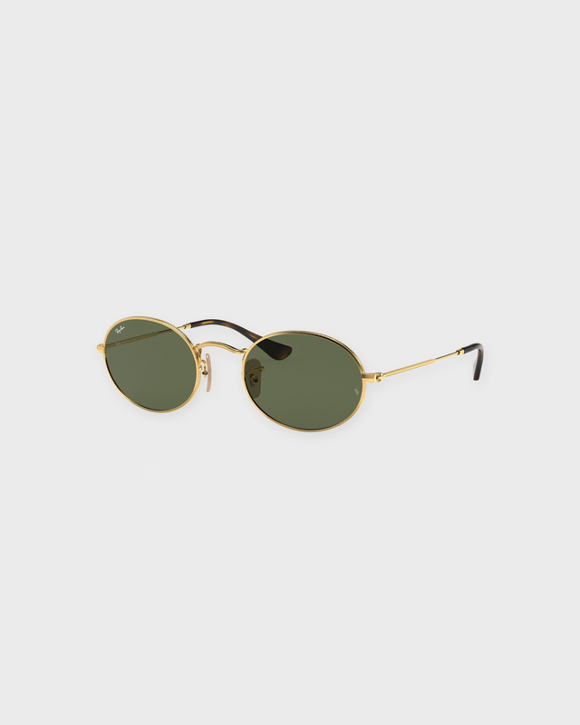 Ray-Ban Sunglasses Oval RB3547 Guld/grön ONESIZE