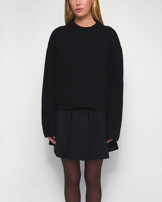 Wakakuu Icons Sweater Dublin Wool Cashmere Black XS