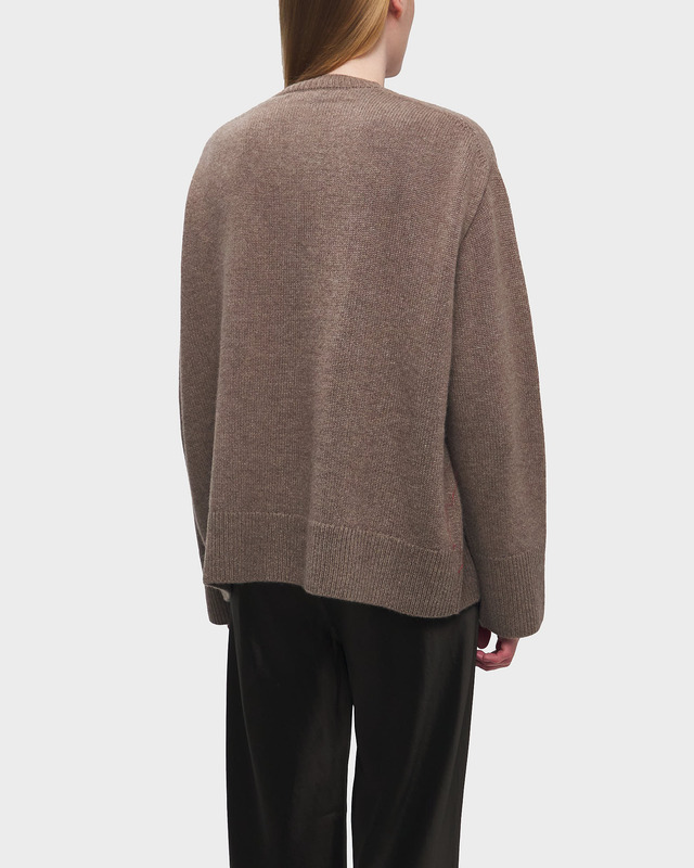 Teurn Studios Sweater Cashmere Crewneck Brown L