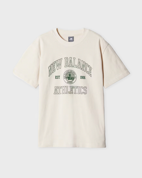 Athletics Oversized Crest T-Shirt Beige 1