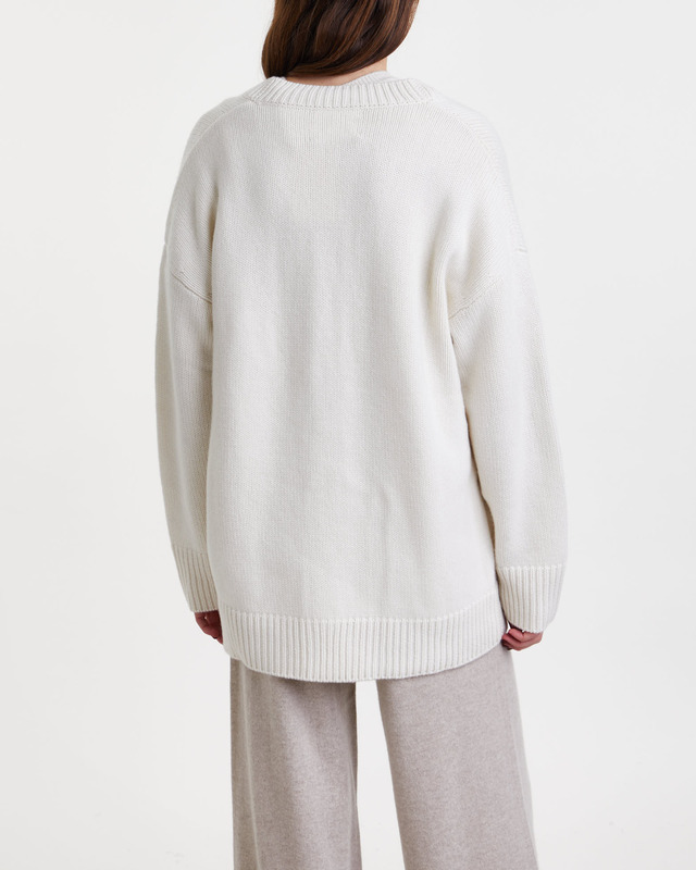 LISA YANG Cardigan Morgan Cashmere Offwhite 0 (XS-S)