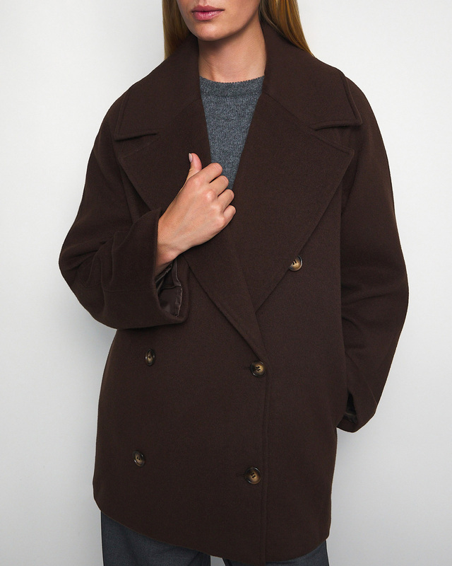 Wakakuu Icons Wool Coat Belgravia  Brun L