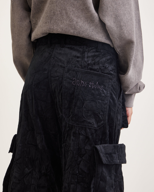 Acne Studios – Corduroy Cargo Trousers Black