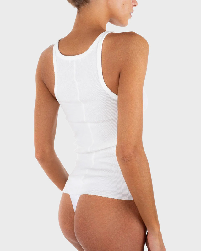 Éterne Topp Rib Tank Ivory L