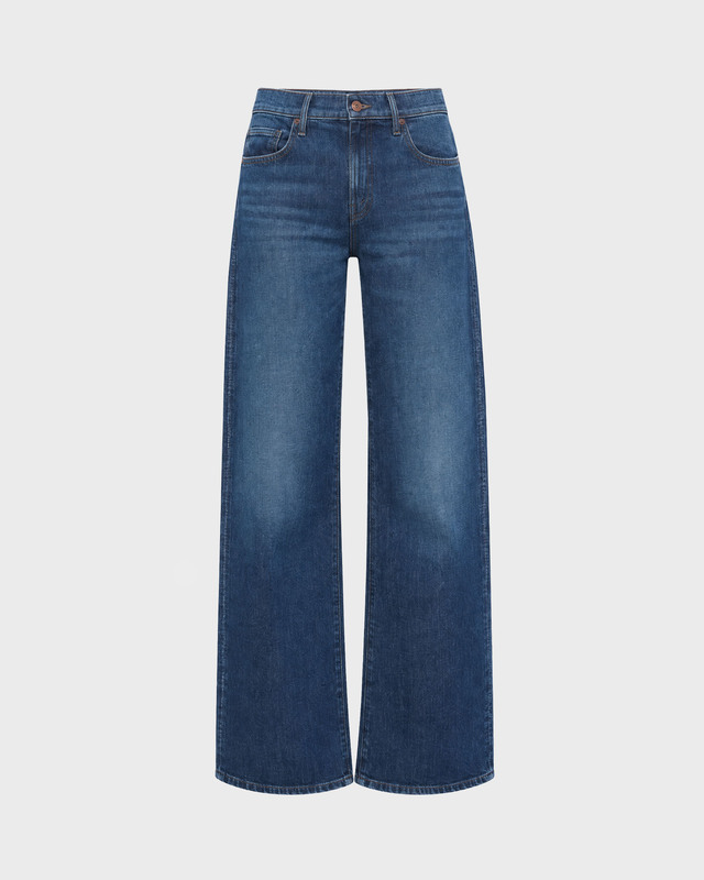 Jeans The Mid Rise Lasso Sneak That Belongs In A Museum Mørkeblå vask