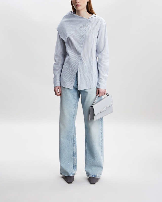 Acne Studios Skjorta Button Up Blouse  Blå/vit 40