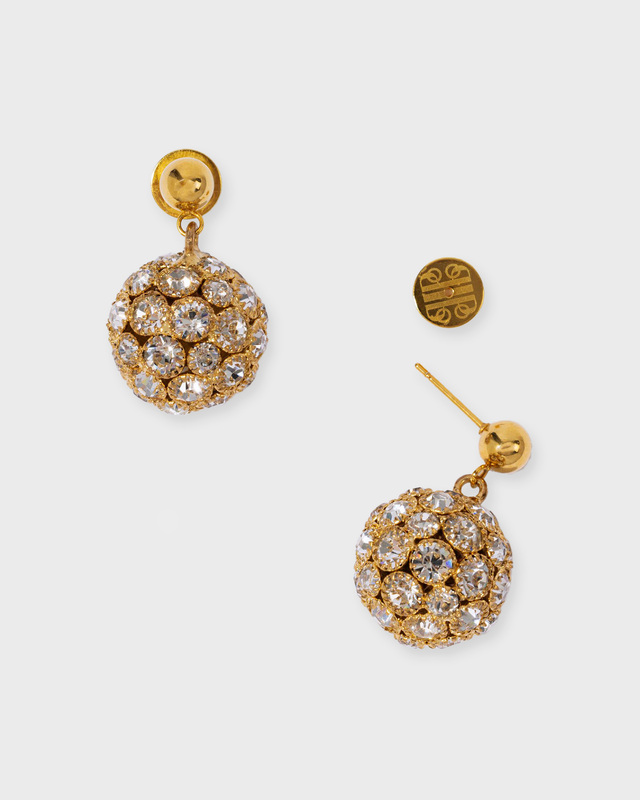 Pearl Octopuss.y Earrings Crystal Spheres Guld ONESIZE