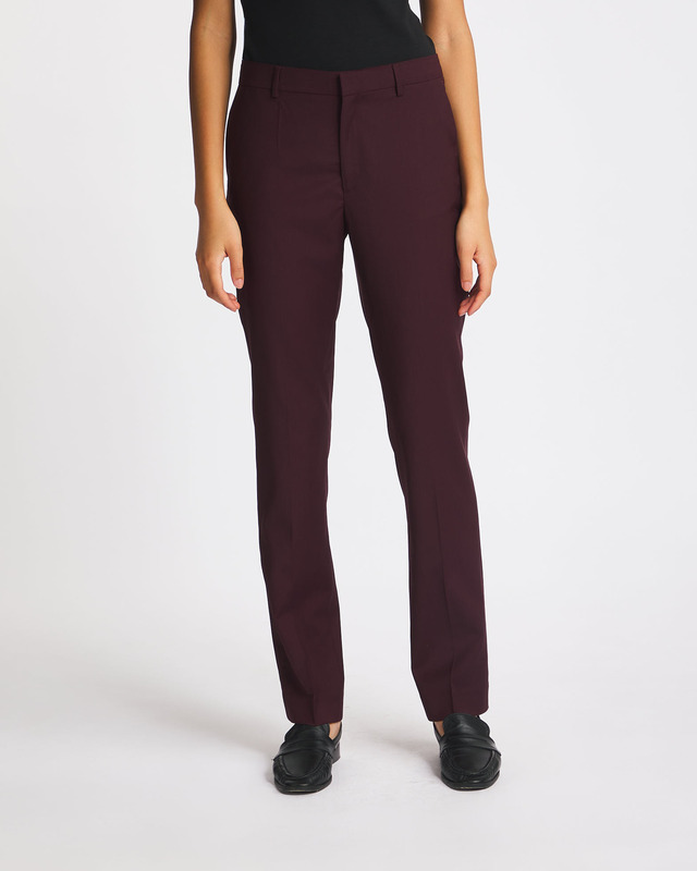 Filippa K Byxor Emma Wool  Burgundy  34