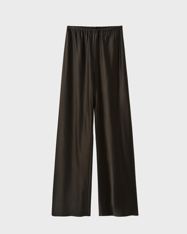 Almada Label  Trousers Bias Satin Pants Chocolate XS