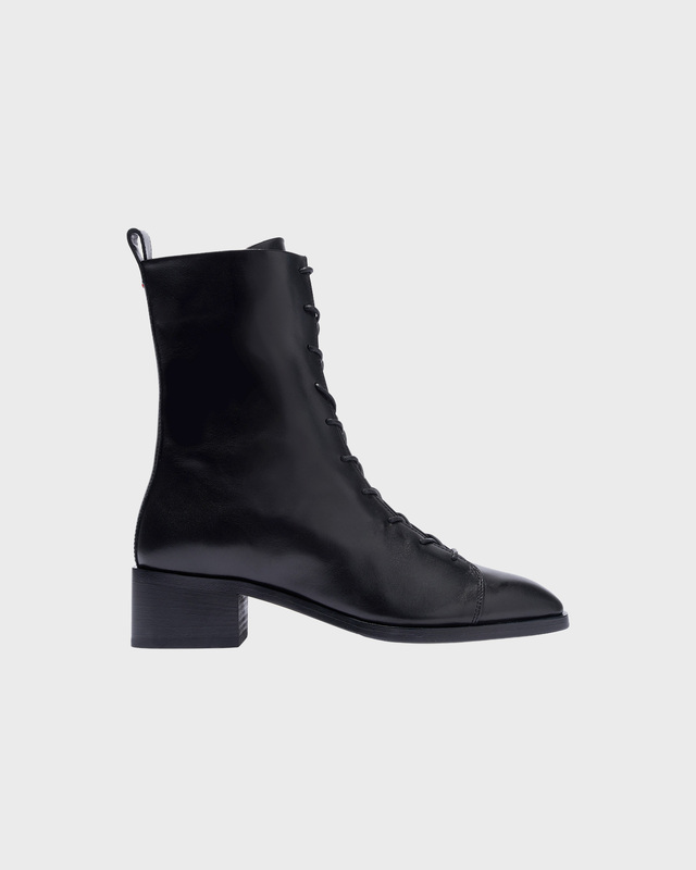 Ankelstøvlett Noel Calf Leather Svart