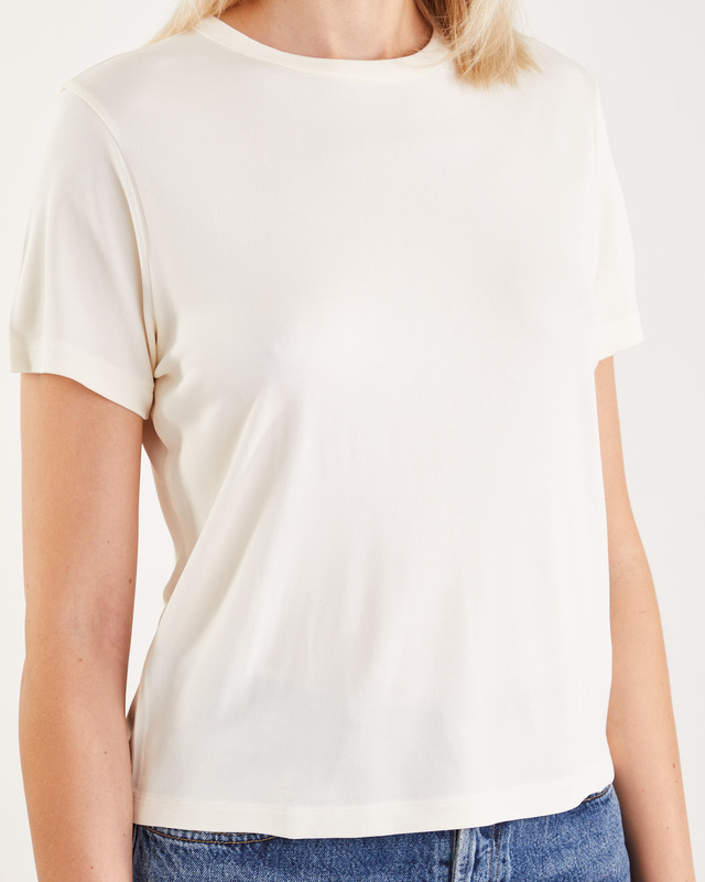 KHAITE T-Shirt Emmylou Creme XS