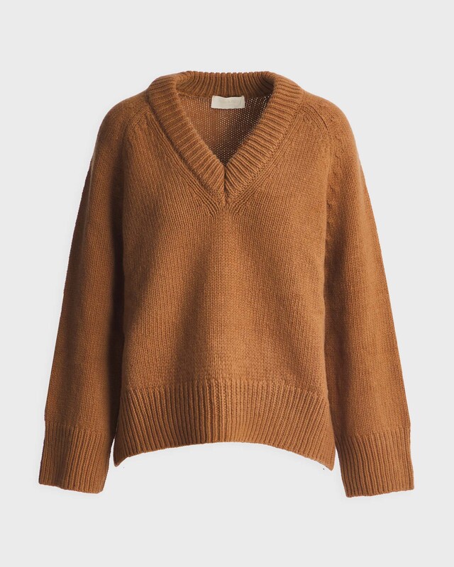 Wakakuu Icons Sweater Glenco Wool Cashmere Camel XS