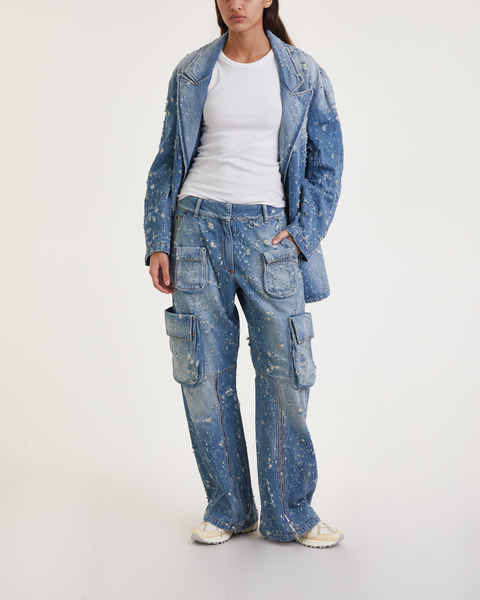 BALENCIAGA】17AW bleach denim jeans 29-