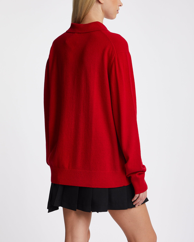 The Garment Sweater Como Polo Red UK 12 (EUR 40)