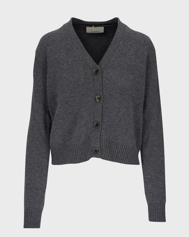 LISA YANG Cardigan Marion Cashmere Grå 0 (XS-S)