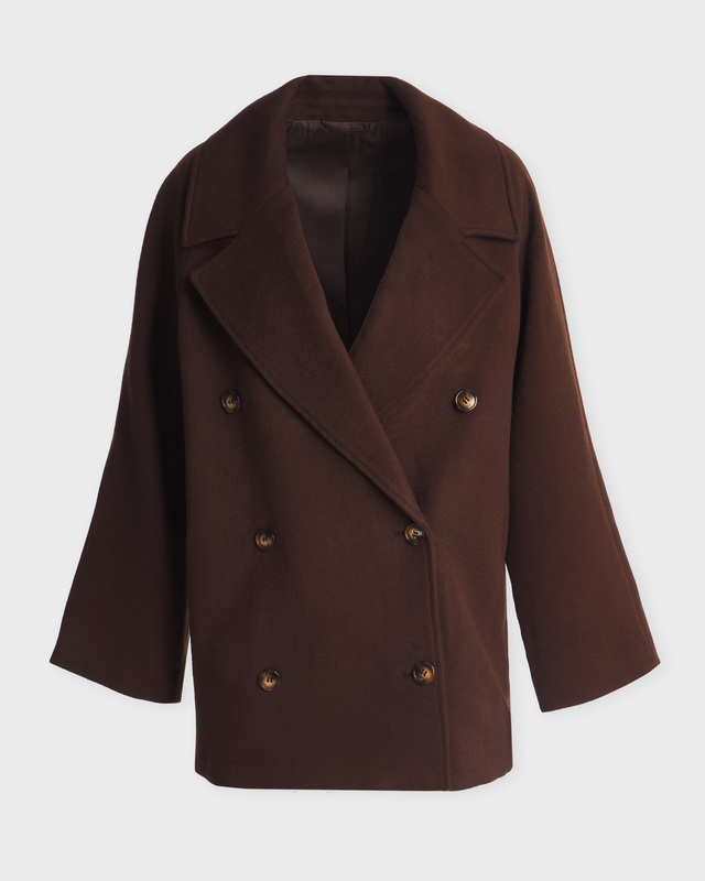 Wakakuu Icons Wool Coat Belgravia  Brown L