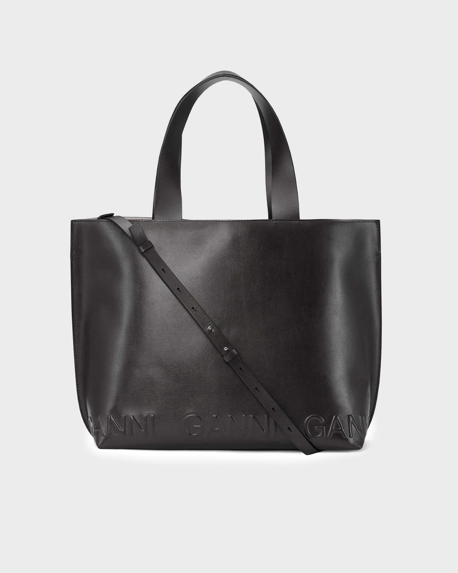 Ganni - Bag Banner East West Tote | WAKAKUU