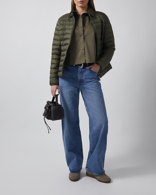 Jacket Igelle Short Down Oliv