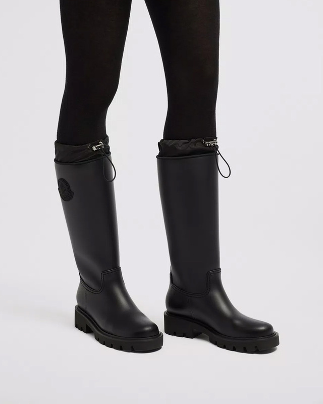 Moncler Kickstream High Rain Boots Svart EUR 36