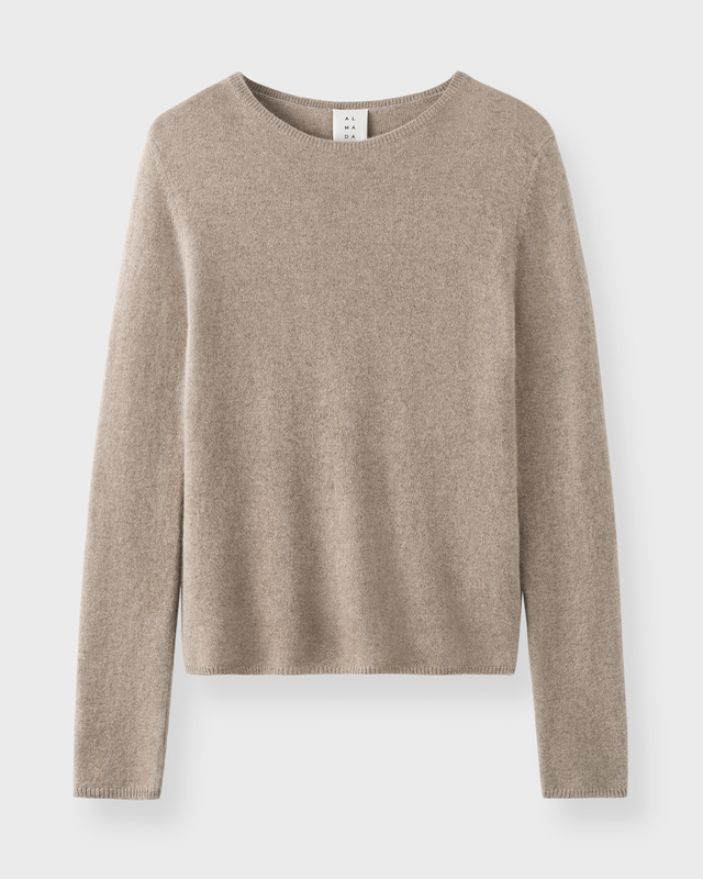 Tröja Awa Crewneck Cashmere Nougat