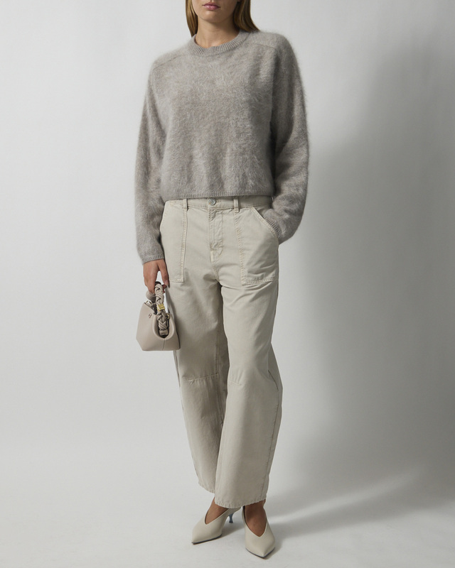 Genser Brushed Crewneck Greige