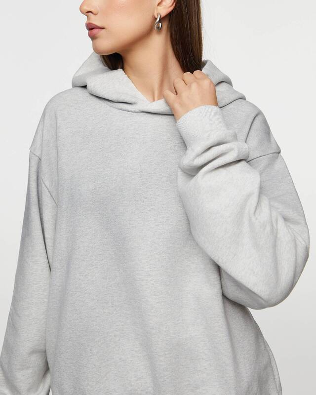 Acne Studios Acne Studios Logo Hoodie Ljusgrå S